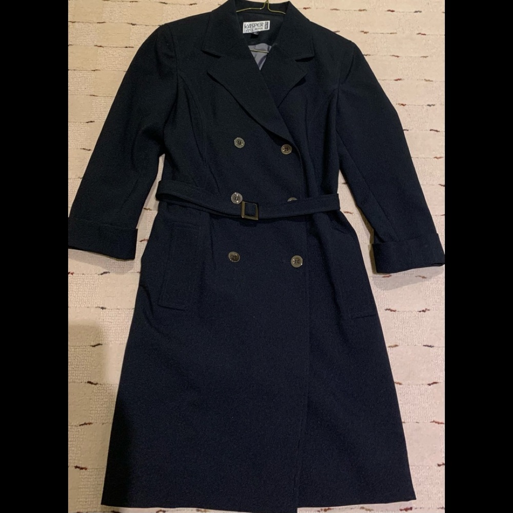Black coat dress.